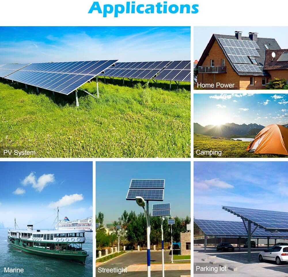 SUNGOLDPOWER 2PCS 450W Solar Panels Monocrystalline UL 61730, Grade A Solar Cell,Waterproof IP68,High Efficiency Solar Panel On/Off Grid for Charging Station,Caravan,RV,Yacht, Boat (Total 900W)