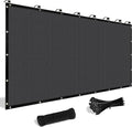 Shade&Beyond Customized Size 12' X 16' Shade Cloth with Grommets, 90% UV Protection Pergola Shade Cover Mesh Tarp Sun Screens for Patio GN07, Dark Gray