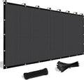 Shade&Beyond Customized Size 12' X 16' Shade Cloth with Grommets, 90% UV Protection Pergola Shade Cover Mesh Tarp Sun Screens for Patio GN08, Dark Gray