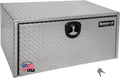Buyers Products 1705119 Diamond Tread Aluminum Underbody Truck Tool Box, 18 x 24 x 36, Made in USA, .100 in. Thick, Corrosion-Resistant, Locking Compression Latch, Secure Storage for Work Trucks