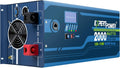 ExpertPower 2000W Pure Sine Wave Inverter Charger | Peak 6000W | DC 12V - AC 110V | LifePO4/ Lithium Battery Compatible | Auto Transfer Switch | LCD Display