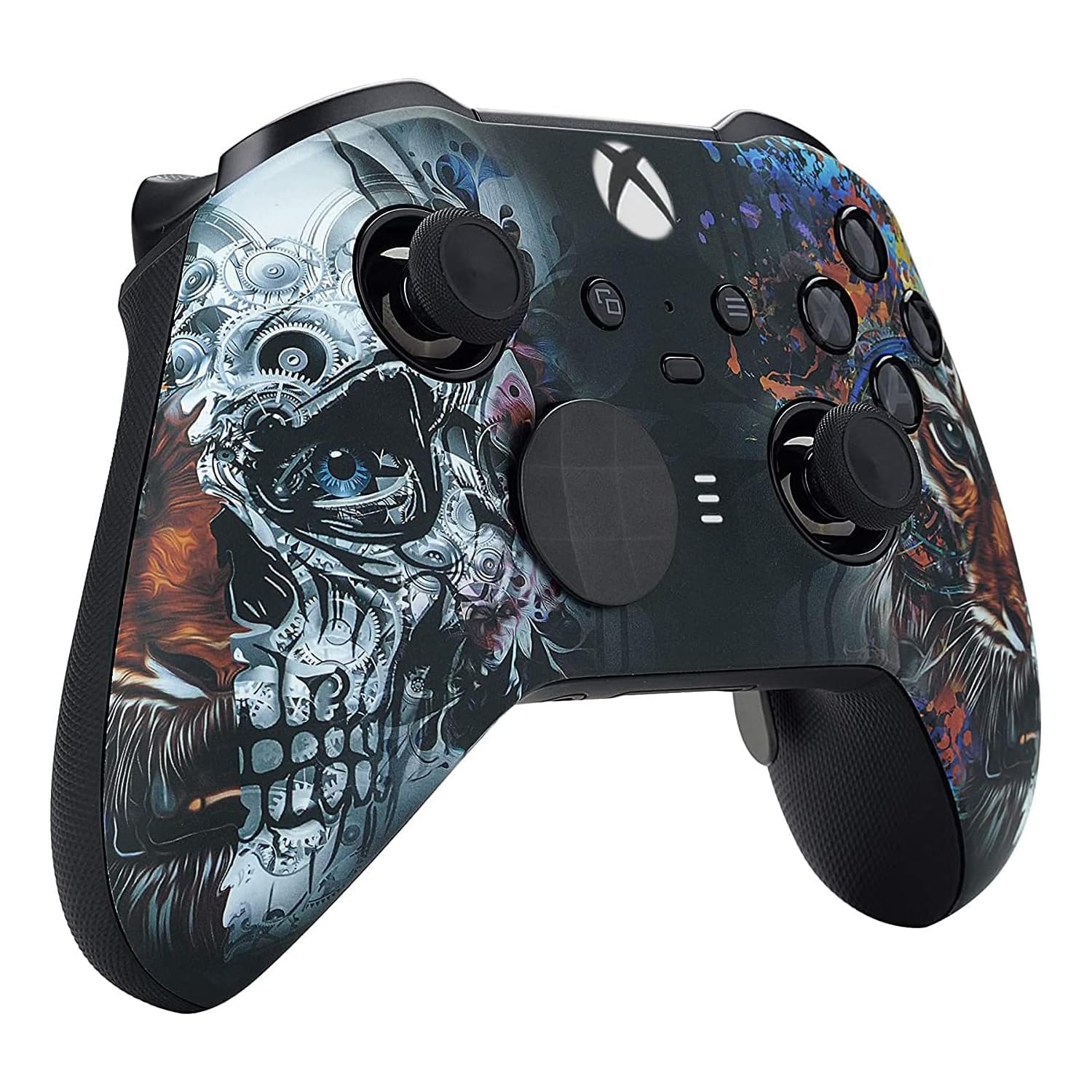 Custom Controllerzz Elite Series 2 Controller Compatible With Xbox One, Xbox Series S and Xbox Series X (Tiger Skull)