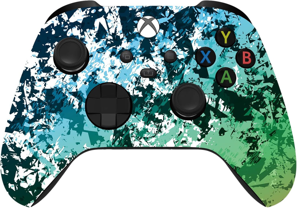 Custom Controllerzz Wireless Controller for Microsoft Xbox Series X/S & Xbox One - Custom Soft Touch Feel - Custom Series X/S Controller (X/S Polar Pixel)