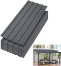 20 pcs Metal Roofing Panels, 3.5ft Galvanized Steel Corrugated Roof Sheets Gazebo Top Cover Garages, Sheds, Stables Replacement for Patio Outdoor Garden