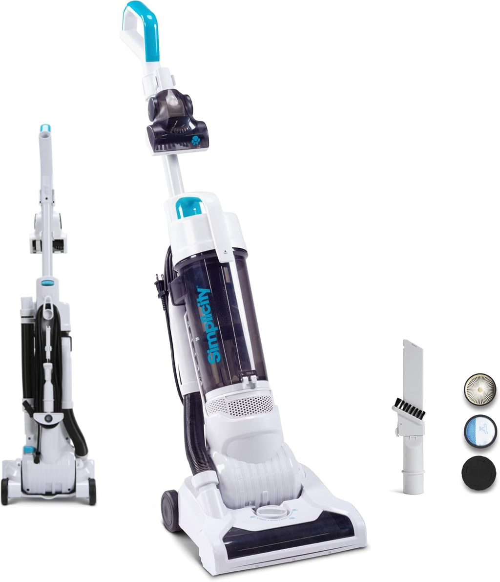 Pets Pro, Hard Floor and Carpet Vacuum Cleaners for Home Pet Hair, Upright, Bagless Lightweight, Powerful Suction in Homes with Dogs Plus Upholstery, Dust and Crevice Tools, SVPET