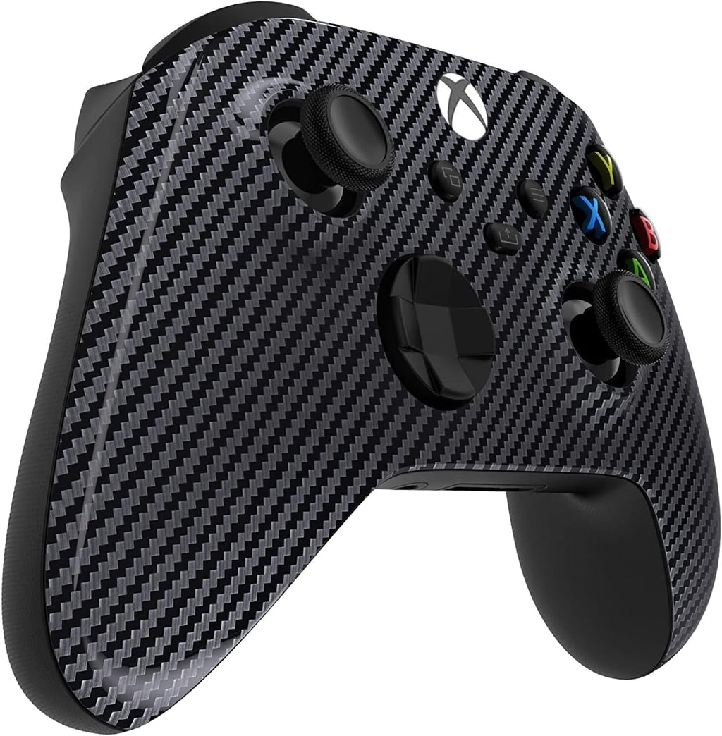 Custom Controllerzz Wireless Controller for Microsoft Xbox Series X/S & Xbox One - Custom Soft Touch Feel - Custom Xbox Series X/S Controller (X/S Glossy Carbon Fiber)