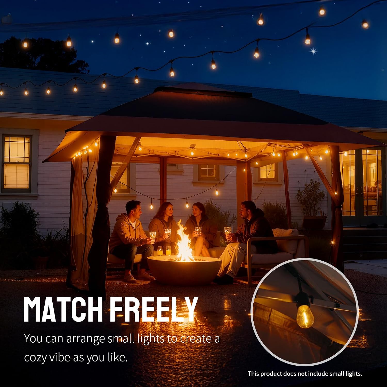 CROWN SHADES 11x11 Pop Up Gazebo, Patented One Push Outoor Canopy Tent with Wheeled STO-N-Go Cover Bag, Pop Up Canopy with Netting for Patio, Backyard (11x11, Red &Grey)