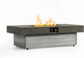 Outdoor Fire Pit Table Propane Gas Fire pits Outdoor Fireplaces 47.2'' Rectangular Firepit Table, 50,000 BTU Fire Table for Patio Set, Two Options of Assembled Hight Grey.