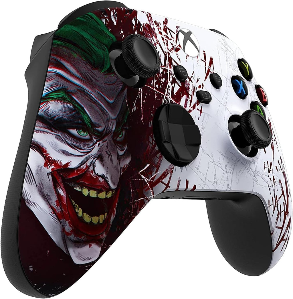 Custom Controllerzz Wireless Controller for Microsoft Xbox Series X/S & Xbox One - Custom Soft Touch Feel - Custom Xbox Series X/S Controller (X/S Jokester)