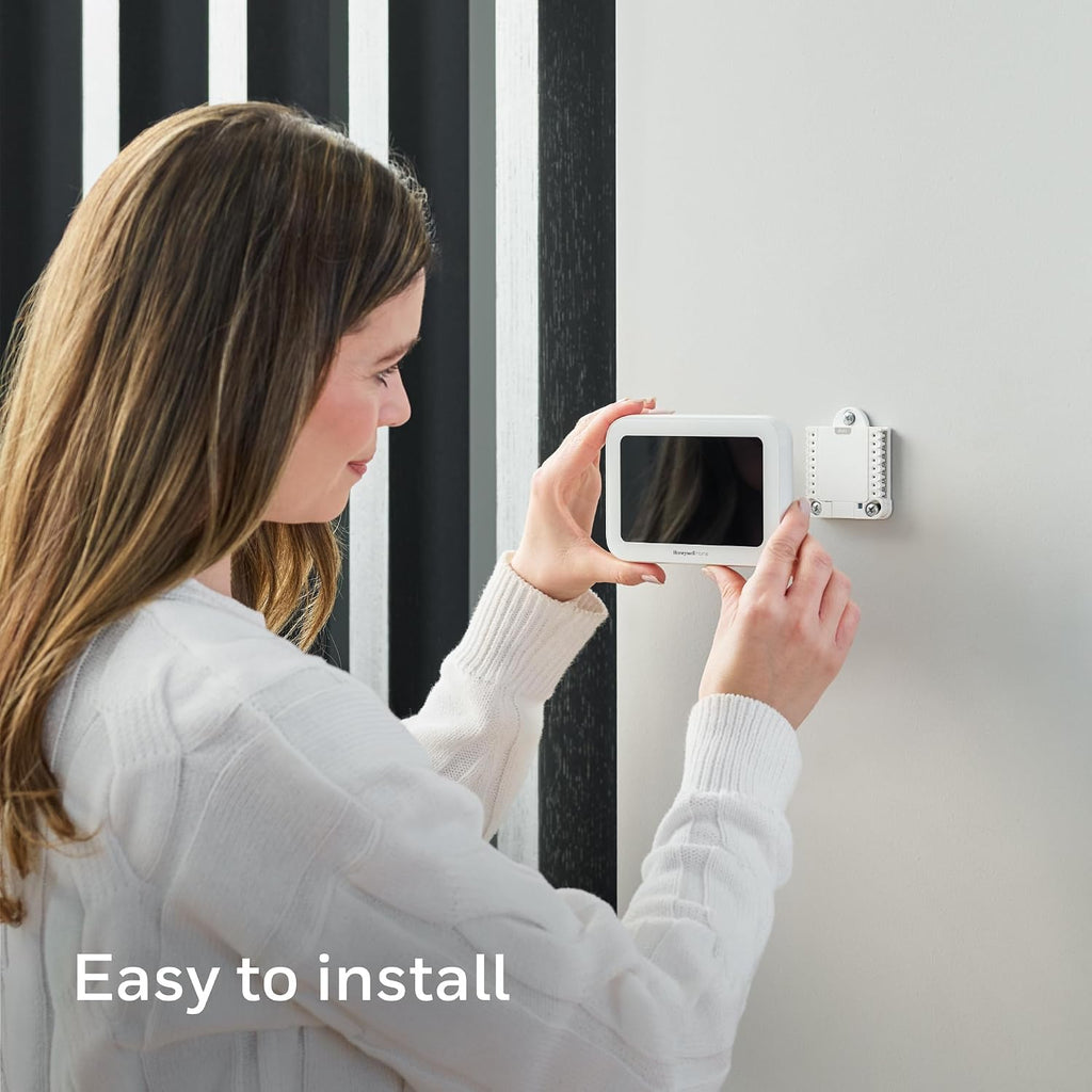 Honeywell Home X8S Premium Smart Programmable Wi-Fi Thermostat with Sensor, Video Doorbell Access, Humidity Control, 5' Customizable Touchscreen, Energy Star, Works with Alexa, Matter, Apple, Google