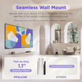 iFFALCON 75-Inch Mural QLED 4K Smart TV + Magnetic Frame Bundle, Ultra-Slim Art TV, 144Hz, HDR, Dolby Vision IQ & Dolby Atmos, Natural Oak Aluminum Bezel, Google TV, 2025 Model