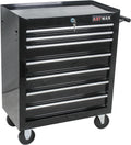 7 Drawers Tool Cart on Wheels,Multifunctional Rolling Tool Chest Tool Storage,Drawers Rolling Tool Trolley Organizer Tool Case for Garage,Warehouse,Workshop,Repair Shop (7 Drawers-Black)