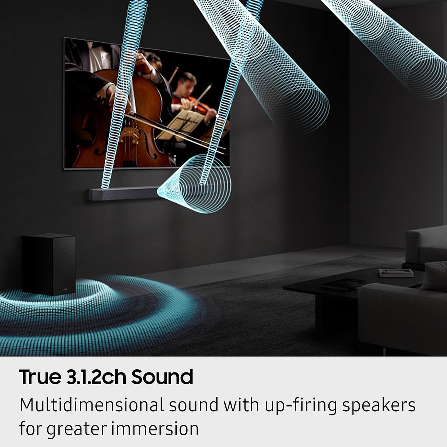 SAMSUNG QN43QN90FAFXZA 43 Inch Neo QLED 4K QN90F Vision AI Smart TV with a HW-Q600F Q Series Soundbar 3.1.2 Ch Sound and Subwoofer (2025)