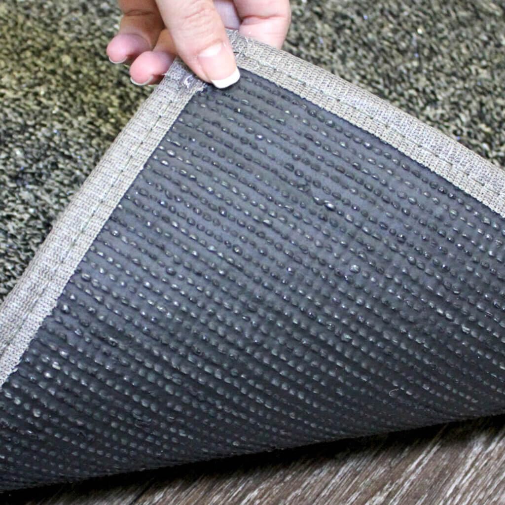 KOECKRITZ Outdoor Taupe Turf Rug – Weather-Resistant Artificial Grass Carpet for Patio, Deck, Porch, Gazebo, Boat & Pool – Lightweight, Fade-Resistant - 12' x 13'
