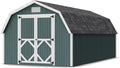 Little Cottage Co. 10x20 Classic Gambrel Barn with 4 ft. Sidewalls with Floor, Outdoor Wood Storage Shed Do-It-Yourself Precut Kit