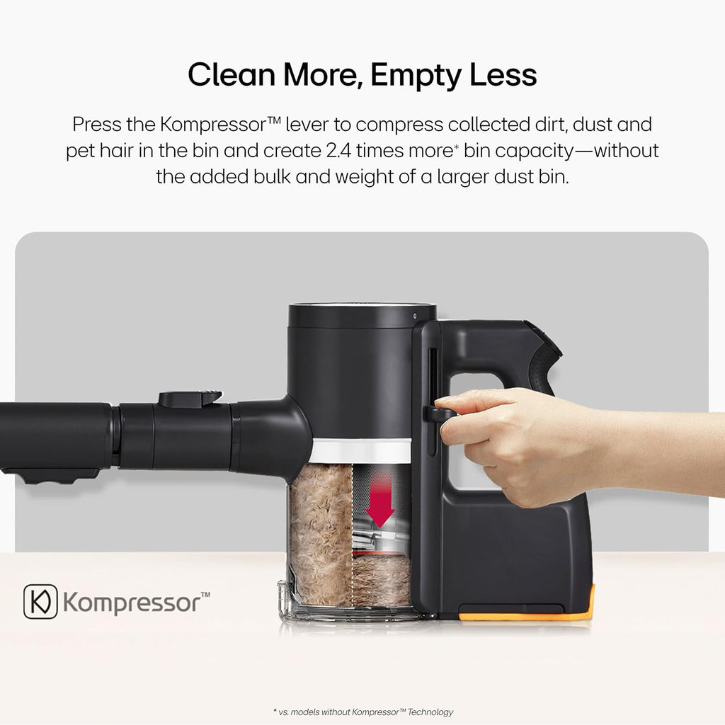 LG CordZero A949 - Cordless Stick Vacuum Cleaner with Auto-Empty Base, 200 Minute Runtime w/Extra Rechargeable Battery, Power Mop, Dual Floor Max, Lightweight, Cleaning for Carpet, Hardwood, Pet Hair