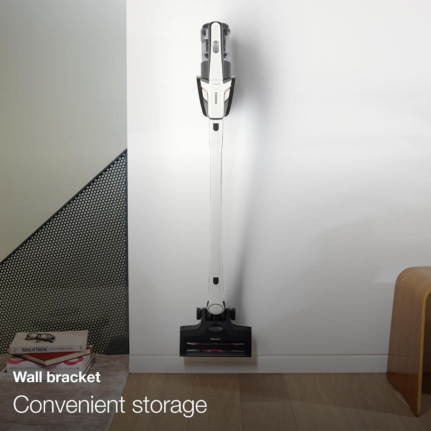 Miele Triflex HX2 Self-Standing Cordless Stick Vacuum Cleaner, 60 min runtime, Lotus White / Rose Gold