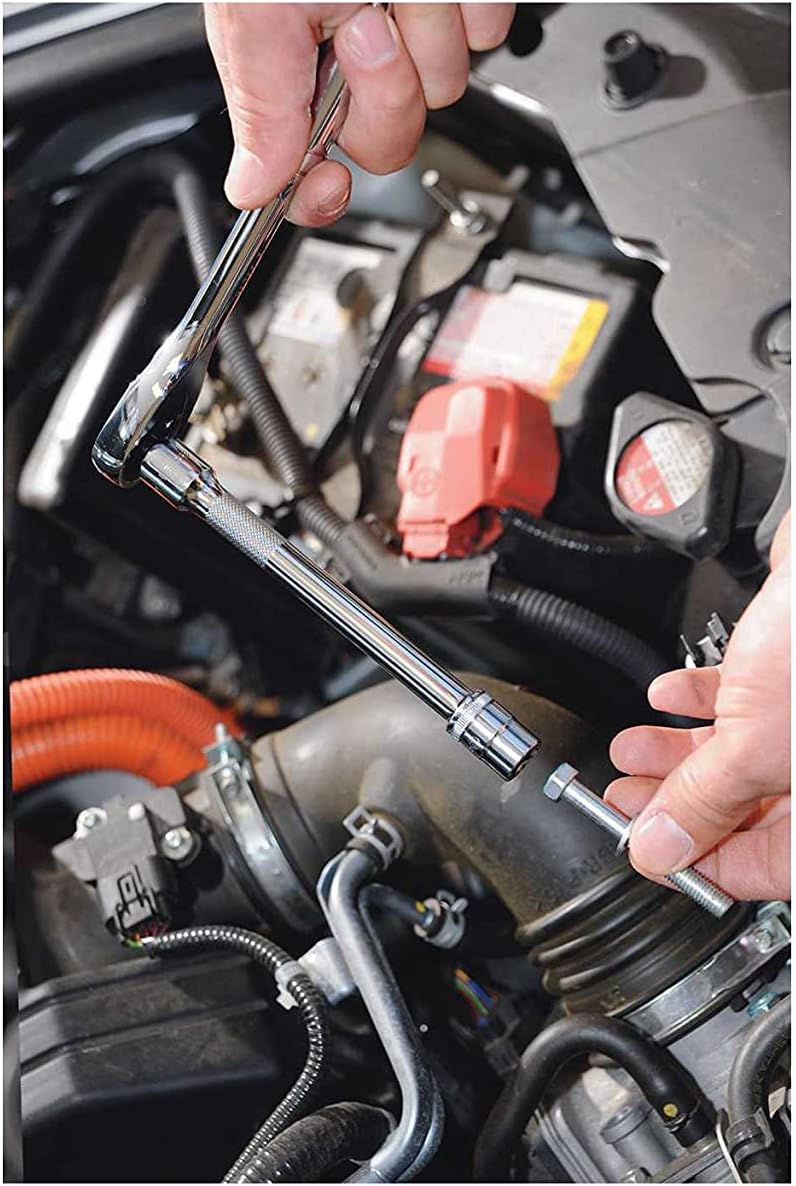 GEARWRENCH 118 Pc. 1/4', 3/8' & 1/2' Drive 6 & 12 Pt. Mechanics Tool Set, Standard & Deep, SAE/Metric - 83001D