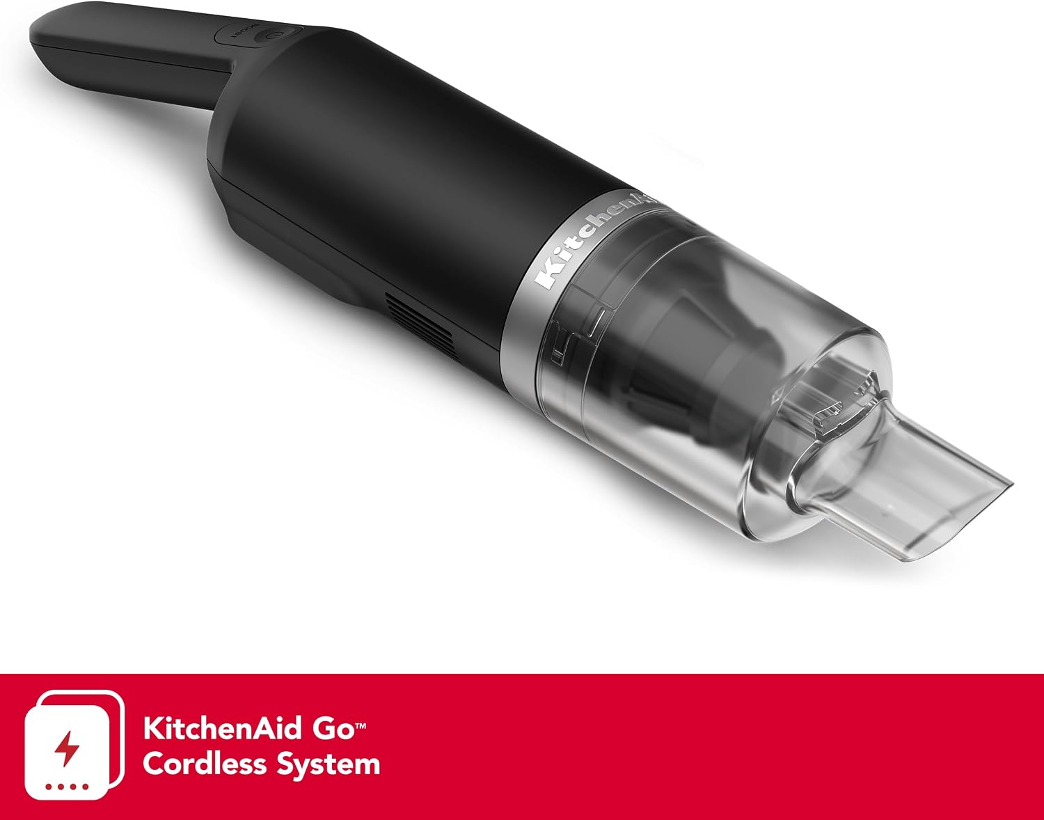 KitchenAid Go™ Cordless Kitchen Vacuum - Battery Included, KKVR121, Black Matte