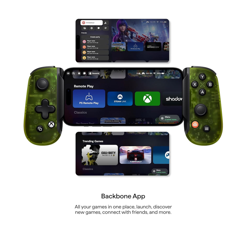 Backbone One Mobile Gaming Controller Xbox Edition – USB-C Phone Controller for iPhone 15/16/17 & Android, Play with Xbox Game Pass Ultimate (1-Month Access Included), Stream from Console or PC & More