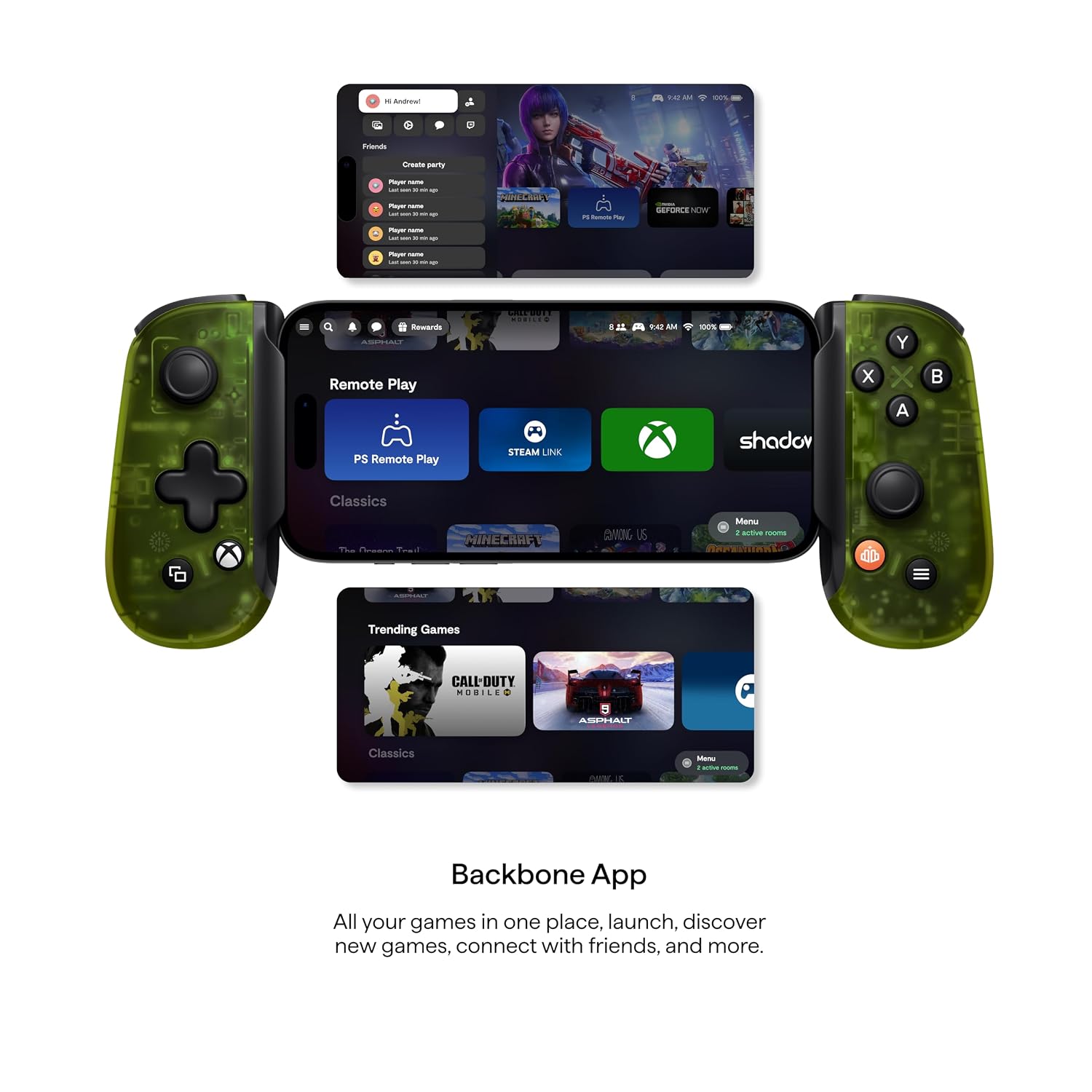 Backbone One Mobile Gaming Controller Xbox Edition – USB-C Phone Controller for iPhone 15/16/17 & Android, Play with Xbox Game Pass Ultimate (1-Month Access Included), Stream from Console or PC & More