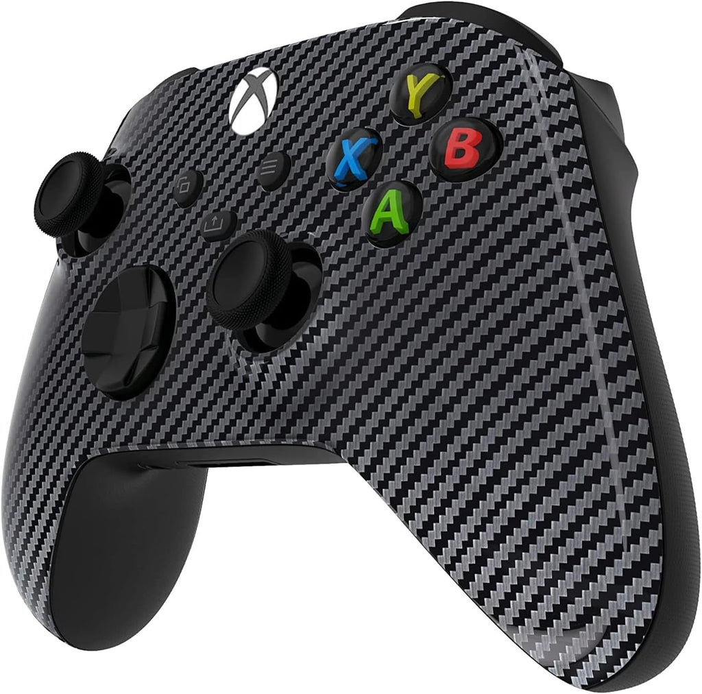 Custom Controllerzz Wireless Controller for Microsoft Xbox Series X/S & Xbox One - Custom Soft Touch Feel - Custom Xbox Series X/S Controller (X/S Glossy Carbon Fiber)