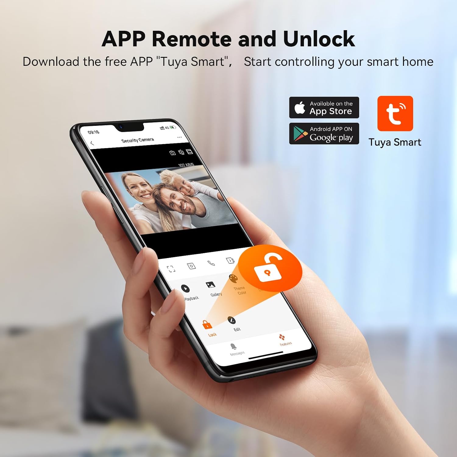 Tmezon Wireless Video Doorbell with Camera and Monitor WiFi Doorbell Intercom System, 1080P Camera with Monitor, Video Door Phone 7''Touch Screen, Motion Detection, No Monthly Fees, Tuya APP 2.4G/5G