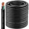 12/3 SJOOW Wire 250FT, 12 AWG 300V SJOOW Bulk Cable, 12 Gauge 3 Conductor Portable Cable for Welder,Generator,Portable Light,Circuits,EV Car Charger,Motor Lead