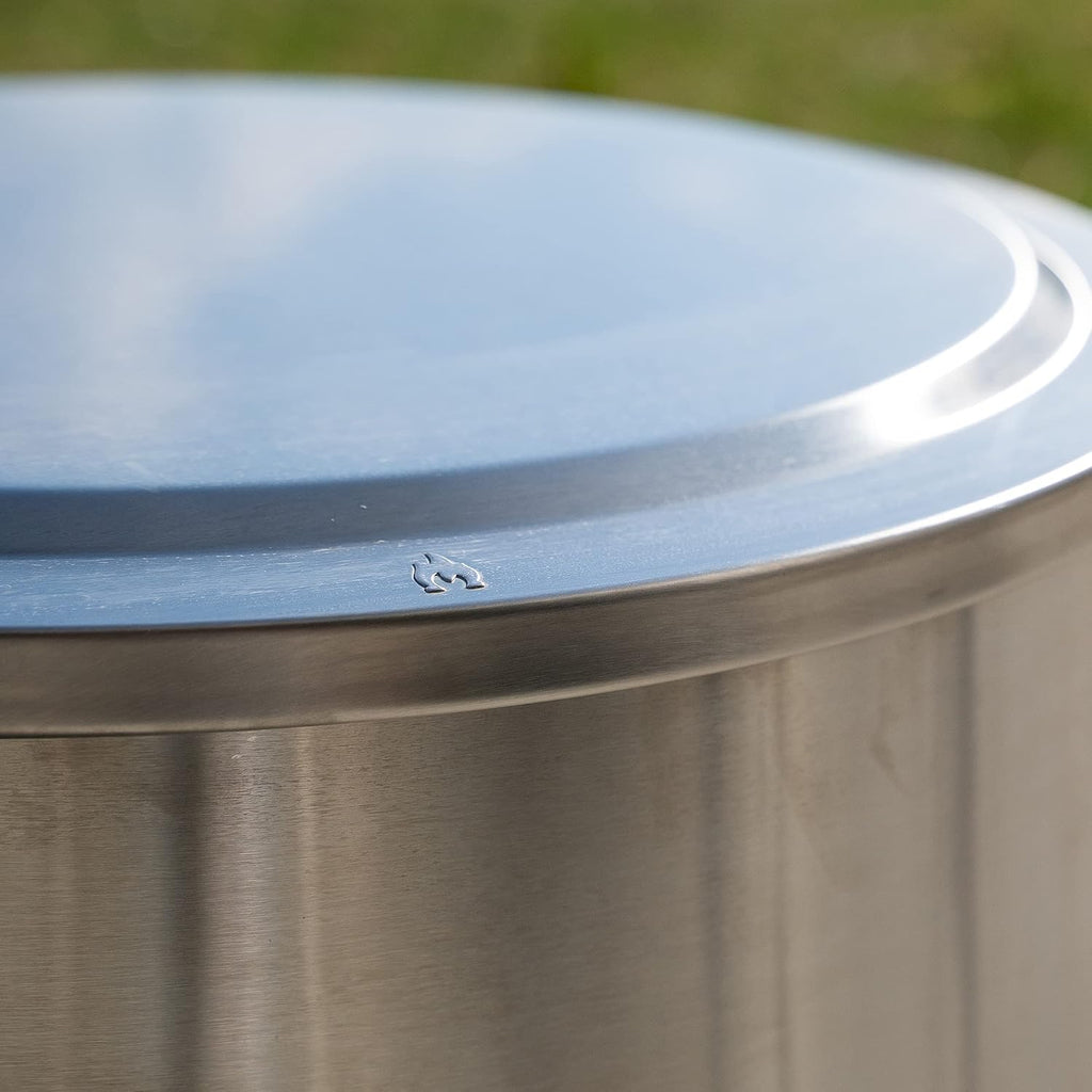 Solo Stove Yukon Lid - Premium 304 Stainless Steel Fire Pit Cover, Modern Round Design, Versatile Tabletop Accessory, Wood Burning and Camping Accessory
