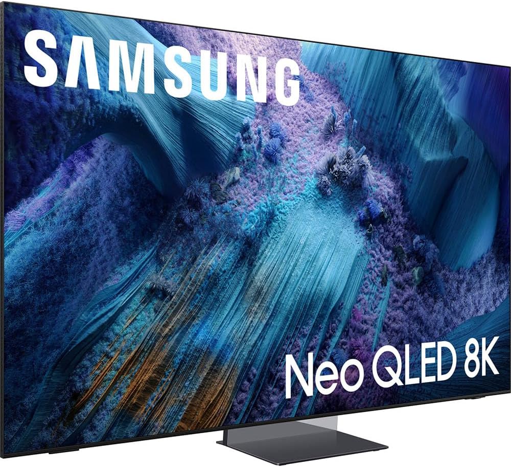 Samsung 75 inch Neo QLED 8K QN990F Vision AI Smart TV (2025) Bundle with CPS Exclusive 1-Year Protection, 2X 6Ft 4K HDMI Cable & Deco Gear Complete Home Theater Beginner's Guidebook