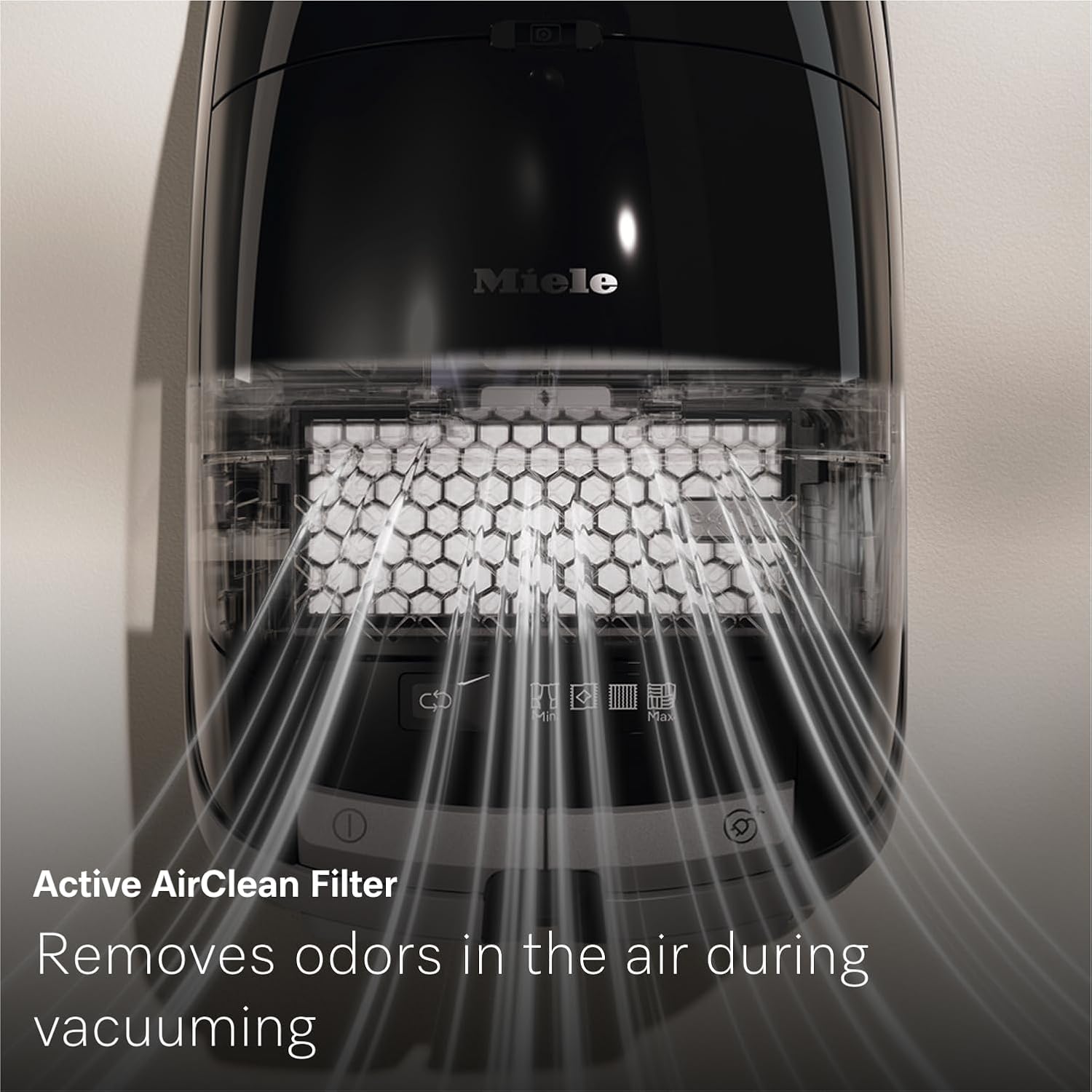 NEW Miele Guard M1 Cat & Dog Bagged Canister Vacuum for Pet Owners with Odor-Reducing Active AirClean Filter, TurboTeQ Floorhead, and AllTeQ Universal Floorhead, in Obsidian Black/Space Grey