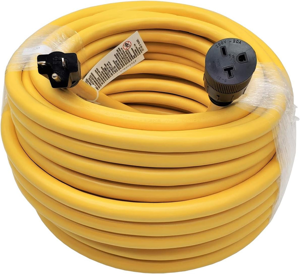 Parkworld NEMA 6-20 Extension Cord 6-20P to 6-20R (T Blade Female Also for 6-15R Adapter) 250V, 20A, 5000W UL Listed (100FT)