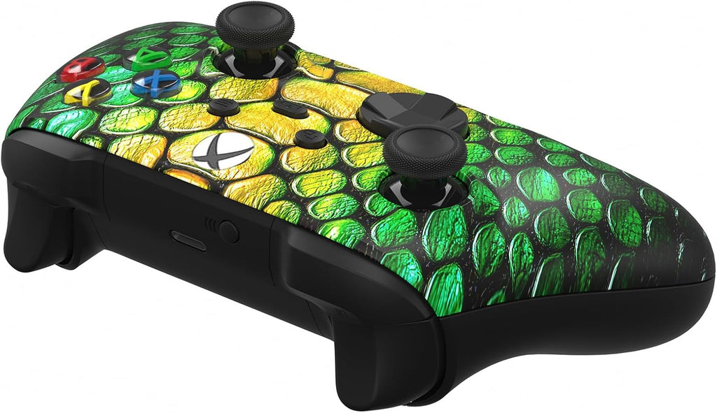 Custom Controllerzz Wireless Controller for Microsoft Xbox Series X/S & Xbox One - Custom Soft Touch Feel - Custom Series X/S Controller (X/S Viper Grid)