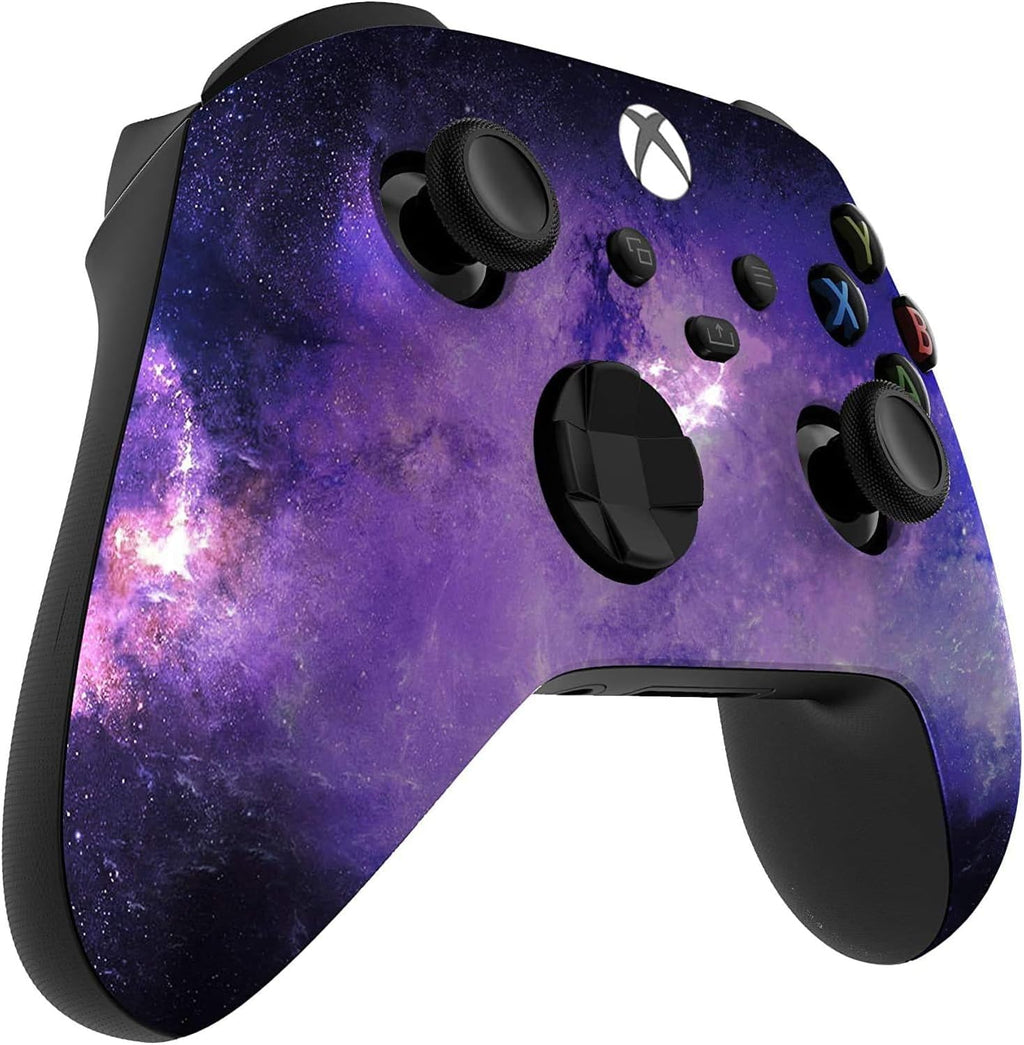 Custom Controllerzz Wireless Controller for Microsoft Xbox Series X/S & Xbox One - Custom Soft Touch Feel - Custom Xbox Series X/S Controller (X/S Galaxy)