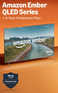 Amazon Ember 55' QLED Series with Fire TV (newest model) with 4-Year Protection Plan