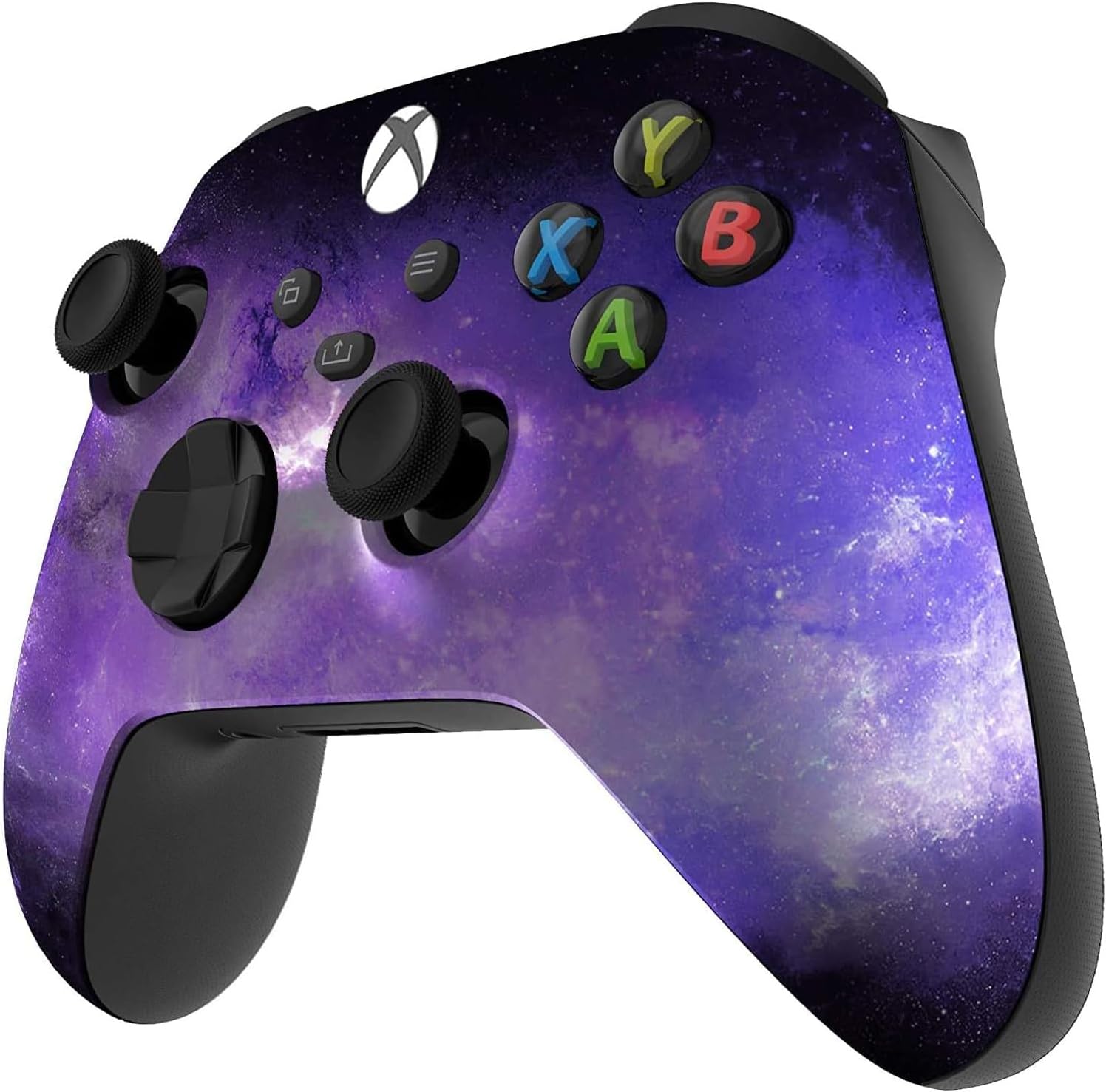 Custom Controllerzz Wireless Controller for Microsoft Xbox Series X/S & Xbox One - Custom Soft Touch Feel - Custom Xbox Series X/S Controller (X/S Galaxy)