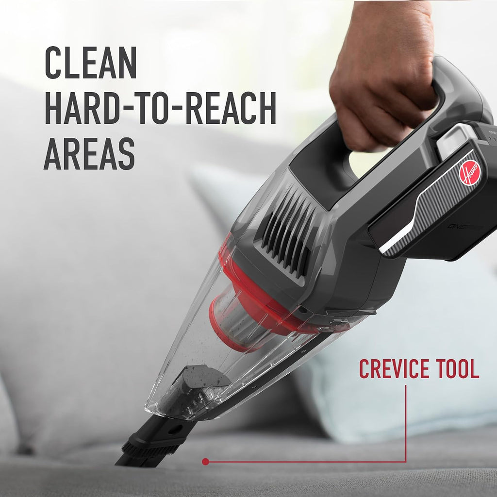 Hoover ONEPWR Cordless Handheld Vacuum Cleaner, Powerful Suction, Lightweight and Compact, Perfect for Quick Pick-Ups, Includes On-Board Crevice Tool, Portable Vacuum Cleaner