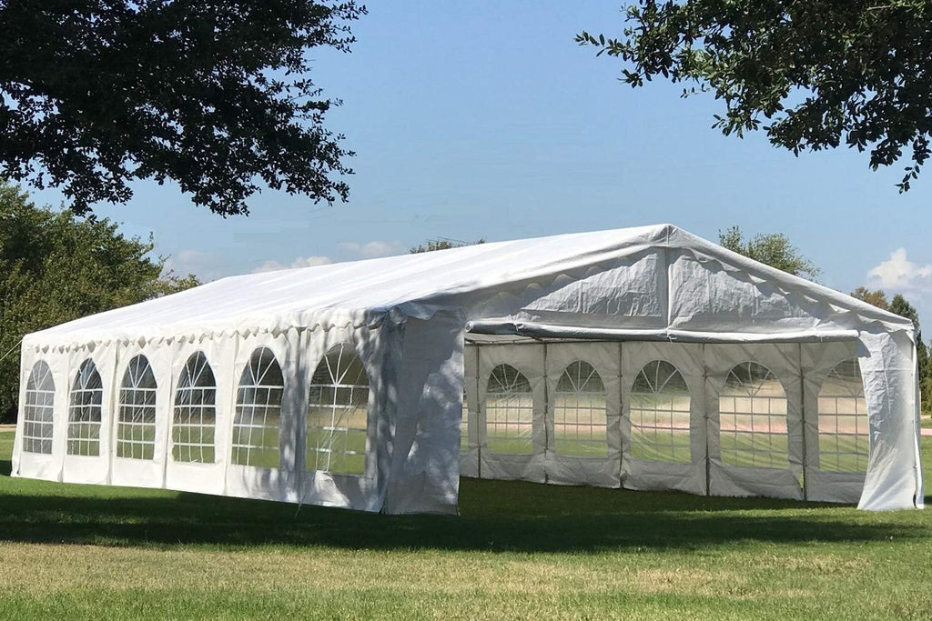 DELTA 40'x20' Budget PE +(2) Long Bags + (2) Short Bags, Large Party Tent,Event Canopy, carpas para Fiestas.Wedding Tents Garden Shelter Gazebo,Outdoor Canopy, with Waterproof Top Cover