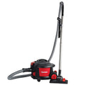 Sanitaire SC3700A Quiet Clean Canister Vacuum, Red/Black, 9.0 Amp, 11' Cleaning Path.