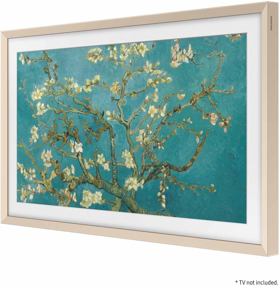 Samsung 32' The Frame TV Customizable Bezel, Magnetic, Quick and Easy Installation, VG-SCFC32SGMZA, 2023, Sand Gold Metal