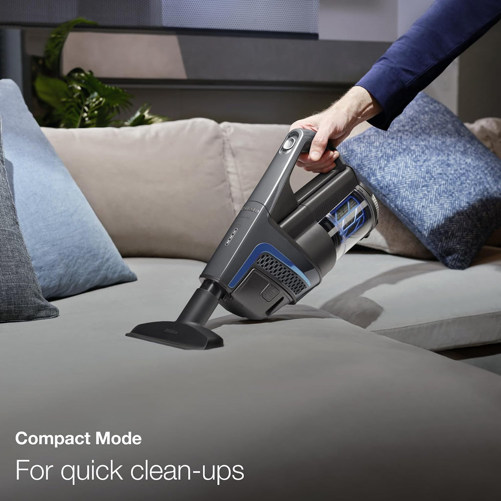 Miele Triflex HX1 Cordless Stick Vacuum Cleaner, 60 min runtime, Graphite Grey / Blue