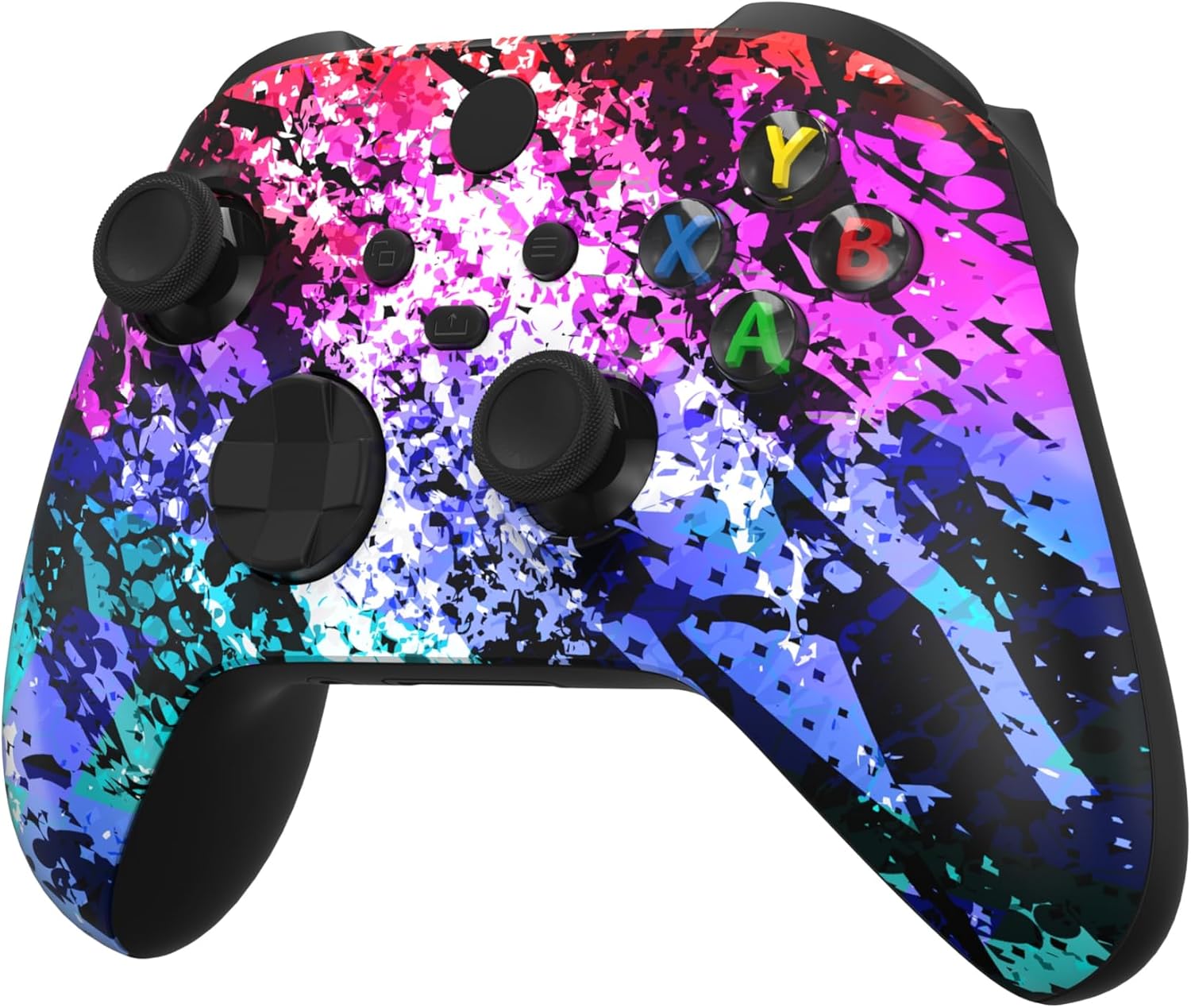 Custom Controllerzz Wireless Controller for Microsoft Xbox Series X/S & Xbox One - Custom Soft Touch Feel - Custom Series X/S Controller (X/S Digital Mirage)