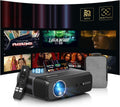 4K Decode Home Theater Projector HDMI 2.1, ARC, Google TV OS, Portable Smart Bedroom Movie Gaming Projector 4K HDR, with WiFi 6, Bluetooth, Dolby Audio, Voice Control, Apps, Auto Focus, ZOOM, 1400ANSI