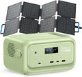 BLUETTI Solar Generator Elite 10 with 60W Solar Panel Included (Ship Separately), 128Wh Mini Power Station with 200W AC Port, Palm-Size Portable Power for Camping, Outages, UPS Backup (Meadow Green)