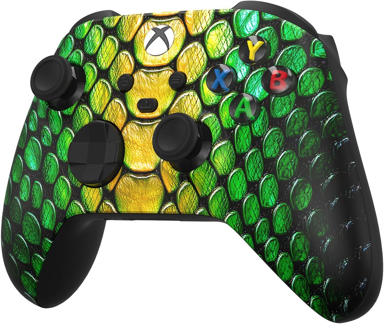 Custom Controllerzz Wireless Controller for Microsoft Xbox Series X/S & Xbox One - Custom Soft Touch Feel - Custom Series X/S Controller (X/S Viper Grid)