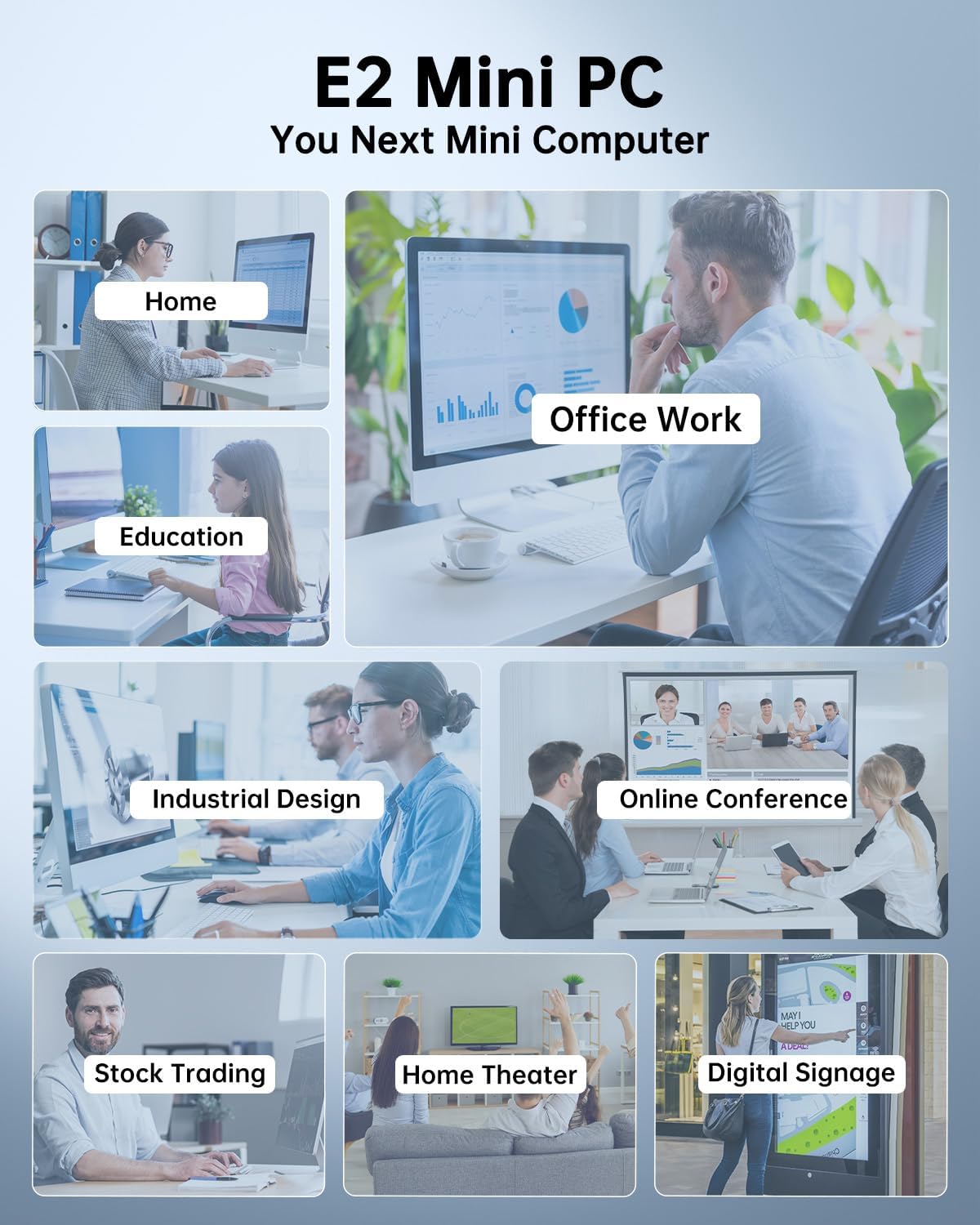 KAMRUI Essenx E2 N150 Micro PC, 16GB DDR4 512GB SSD Small Computers, Twin Lake-N N150 PC(Beat N100/N95, up to 3.6GHz) PC Gigabit Dual 4K,WiFi,BT Office/Home/Business