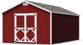 Little Cottage Co. 12x20 Classic Gable Shed with Floor, Outdoor Wood Storage Do-It-Yourself Precut Kit
