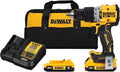DEWALT 20V MAX* XR® Brushless Cordless 1/2 in. Hammer Drill/Driver Kit (DCD805D2), Yellow