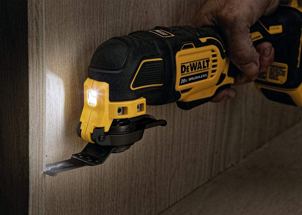 DEWALT DCS354D1R 20V MAX ATOMIC Brushless Lithium-Ion Cordless Oscillating Multi-Tool Kit (2 Ah) (Renewed)