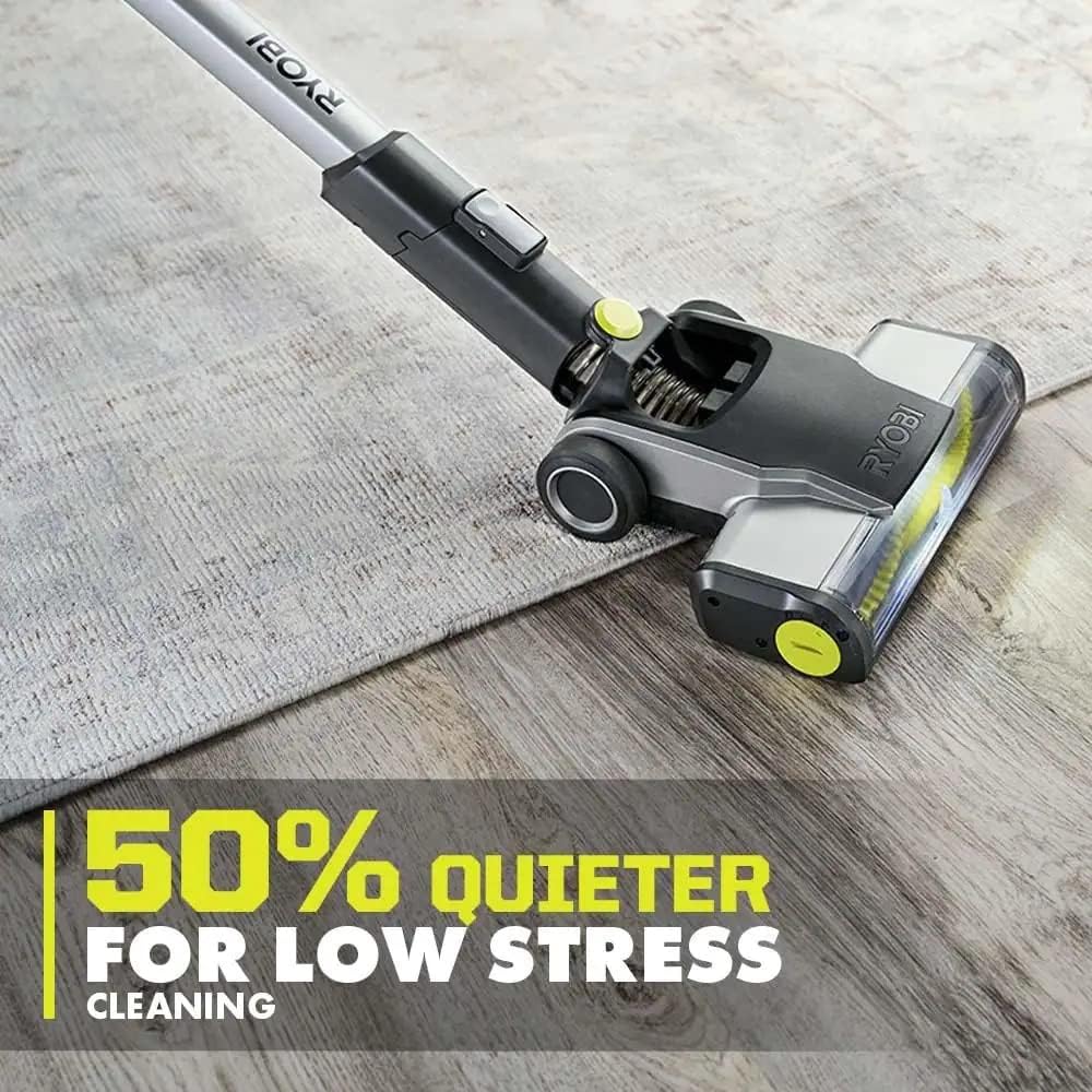 Pacroban ONE+ 18V Cordless Stick Vacuum Cleaner Kit with 4.0 Ah Battery and Charger